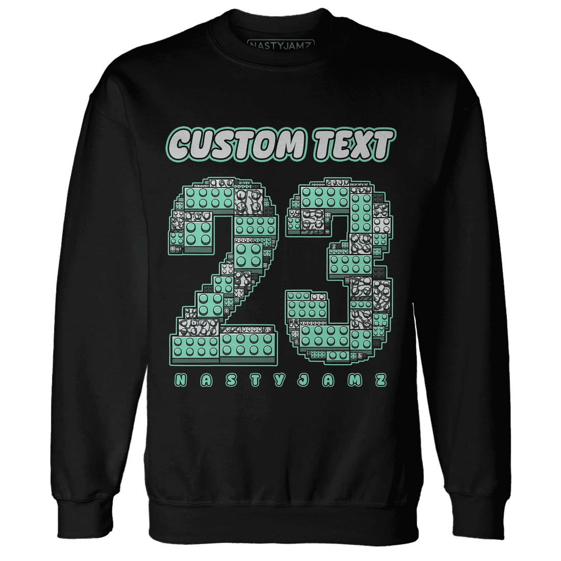 Green-Glow-3s-Sweatshirt-Match-Number-23-Lego