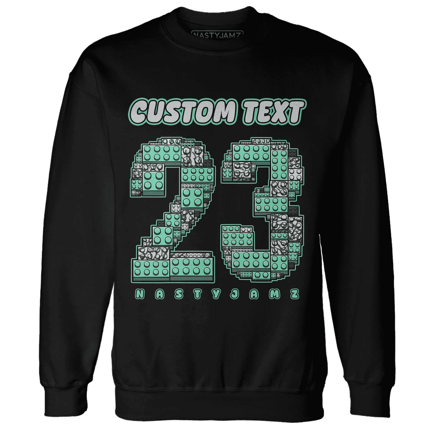 Green-Glow-3s-Sweatshirt-Match-Number-23-Lego