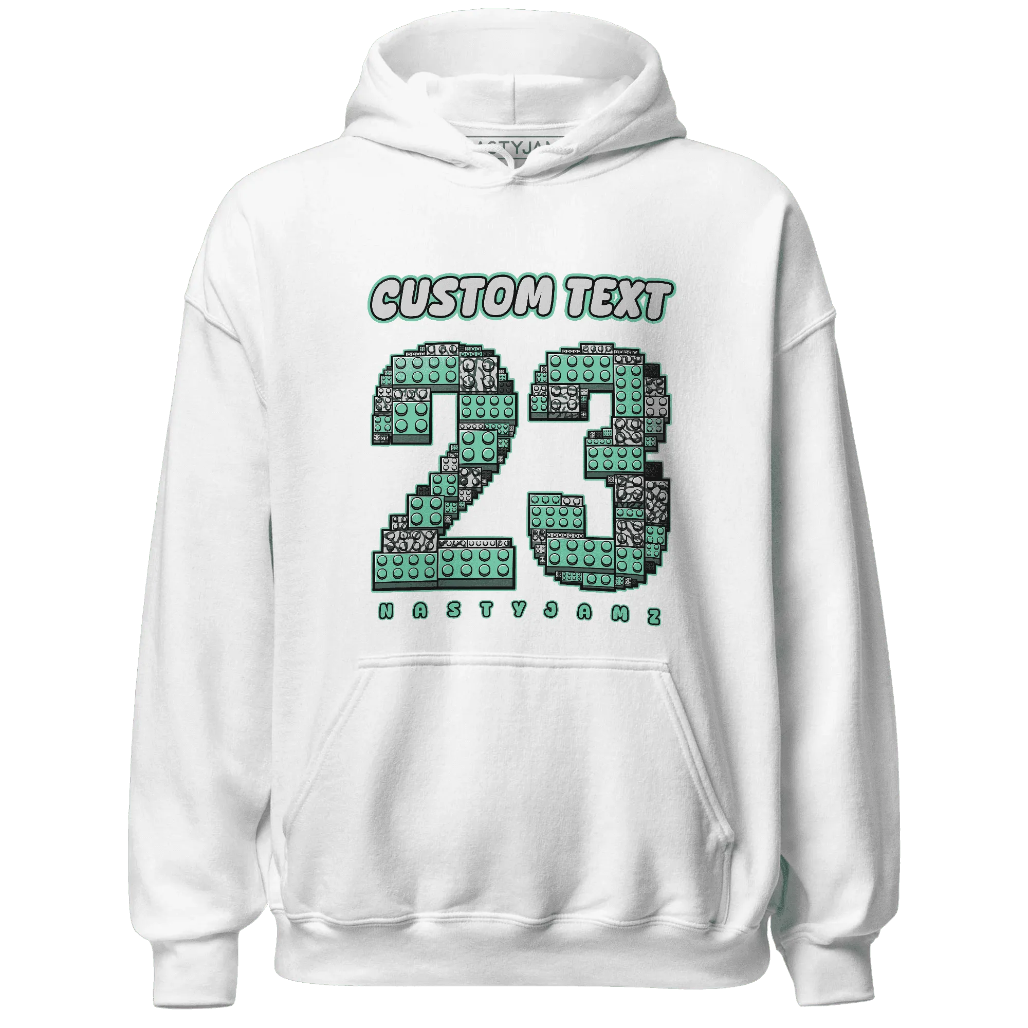 Green-Glow-3s-Hoodie-Match-Number-23-Lego