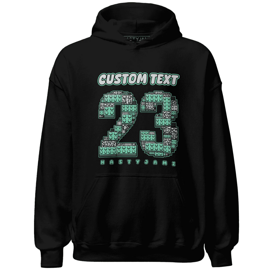 Green-Glow-3s-Hoodie-Match-Number-23-Lego