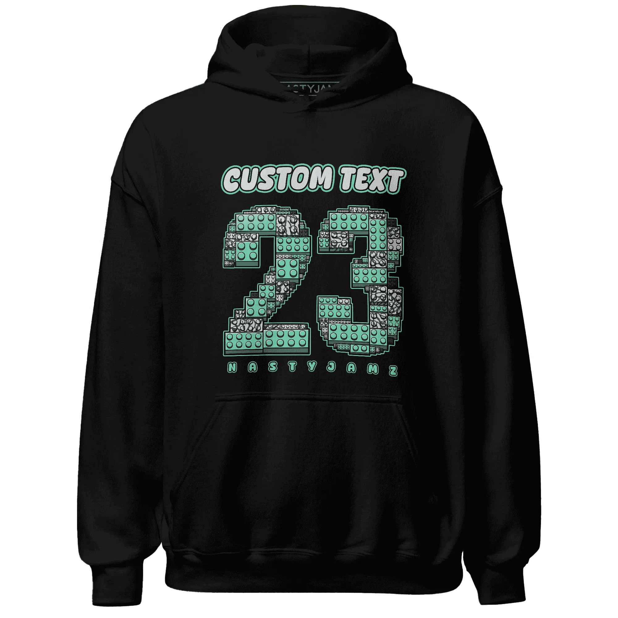 Green-Glow-3s-Hoodie-Match-Number-23-Lego