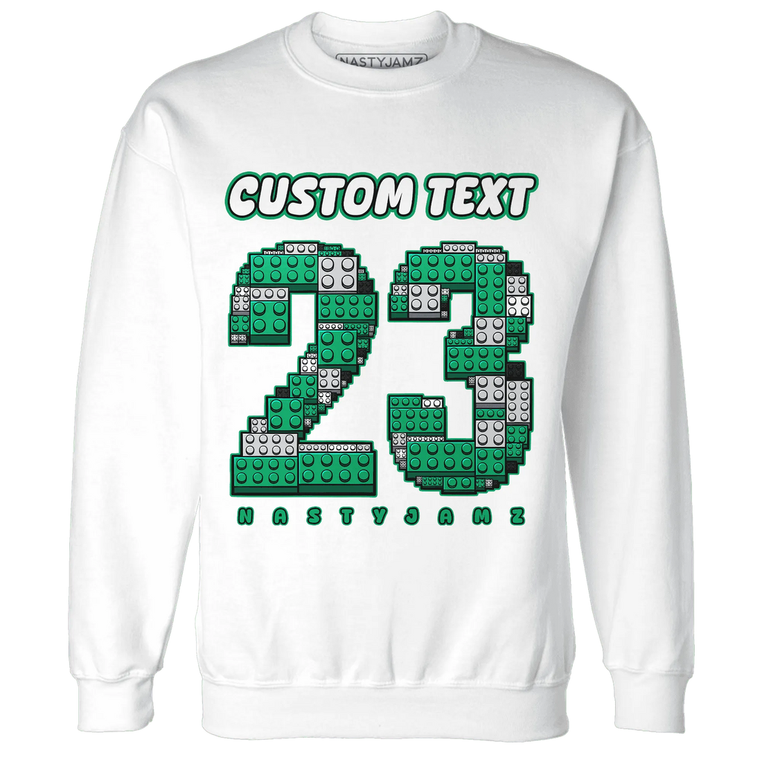 Lucky-Green-5s-Sweatshirt-Match-Number-23-Lego