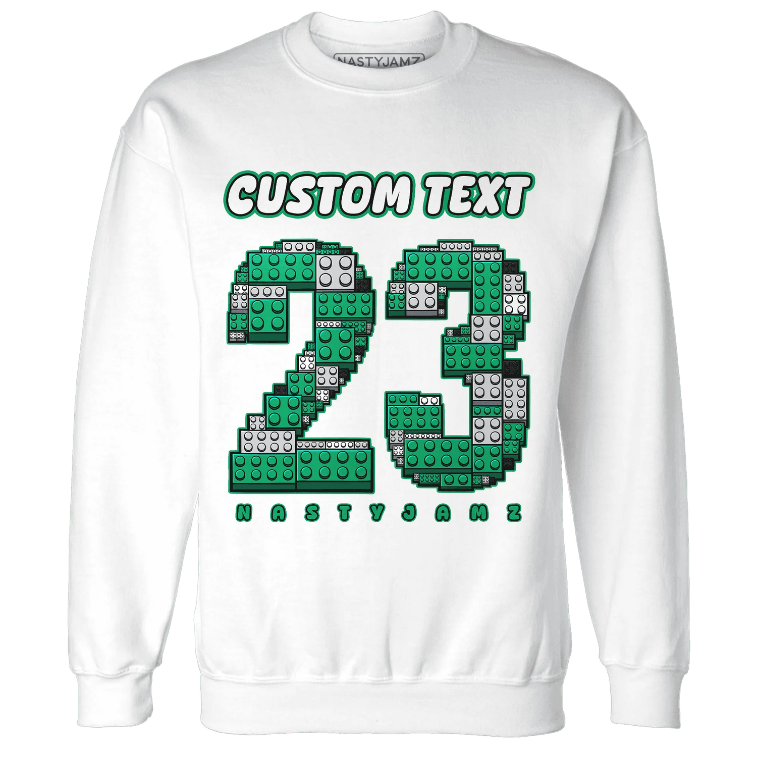 Lucky-Green-5s-Sweatshirt-Match-Number-23-Lego