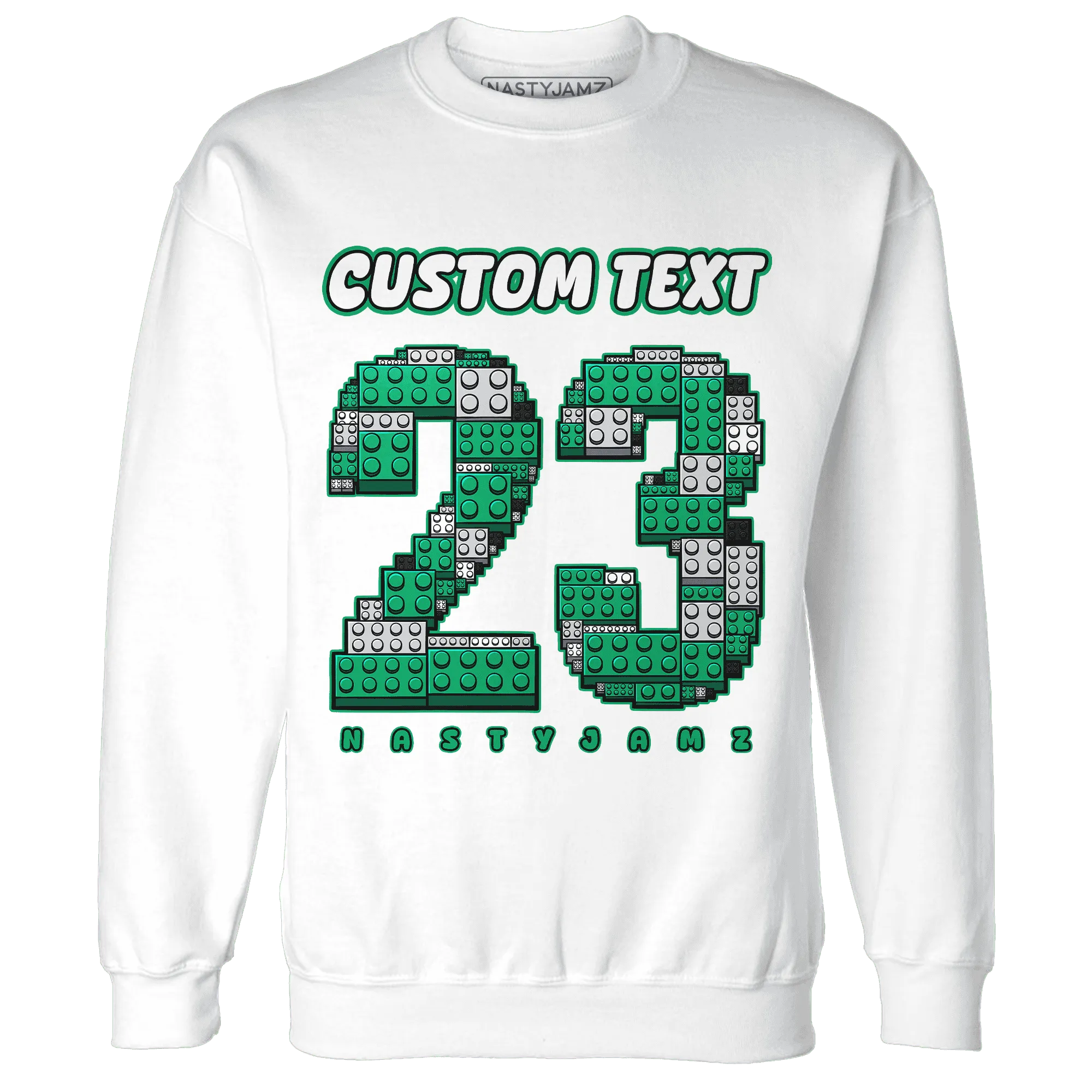 Lucky-Green-5s-Sweatshirt-Match-Number-23-Lego