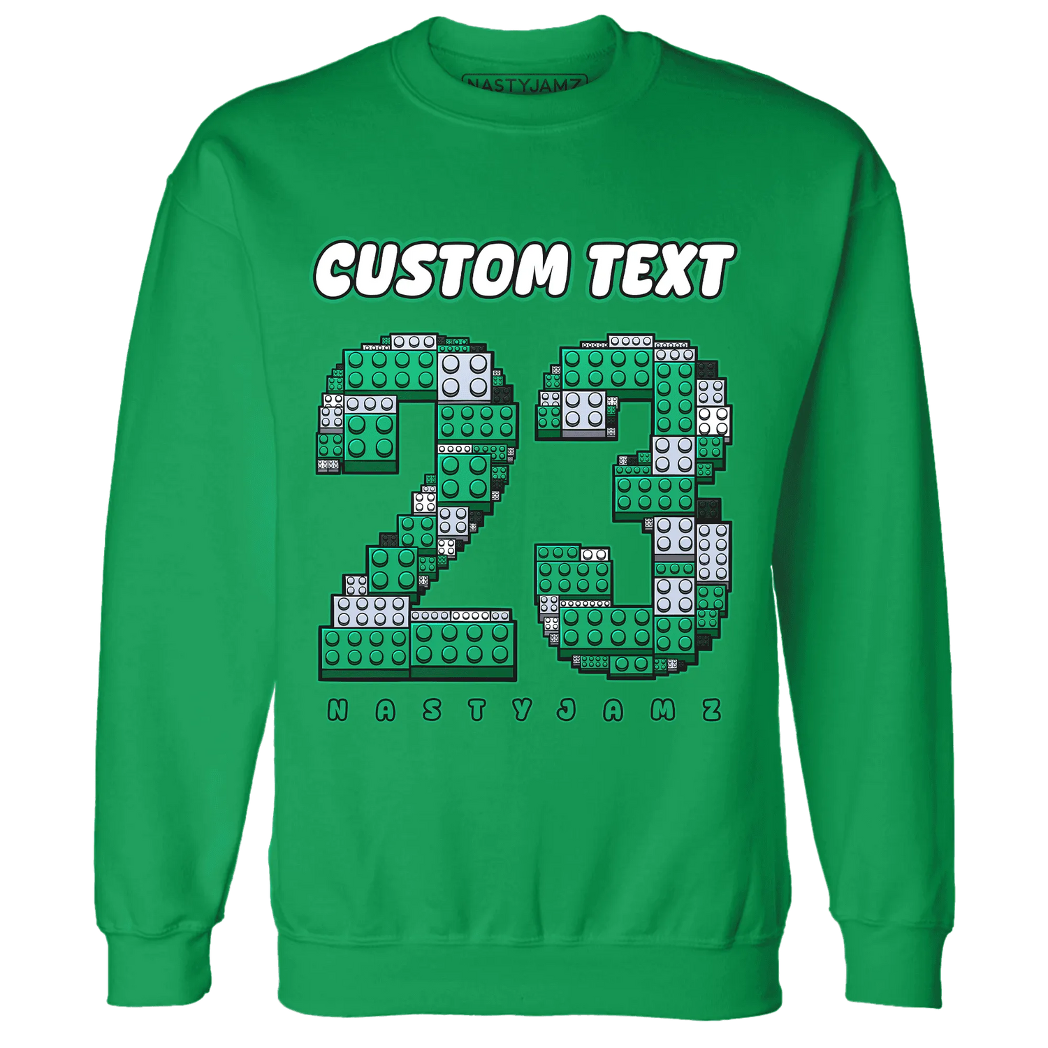 Lucky-Green-5s-Sweatshirt-Match-Number-23-Lego
