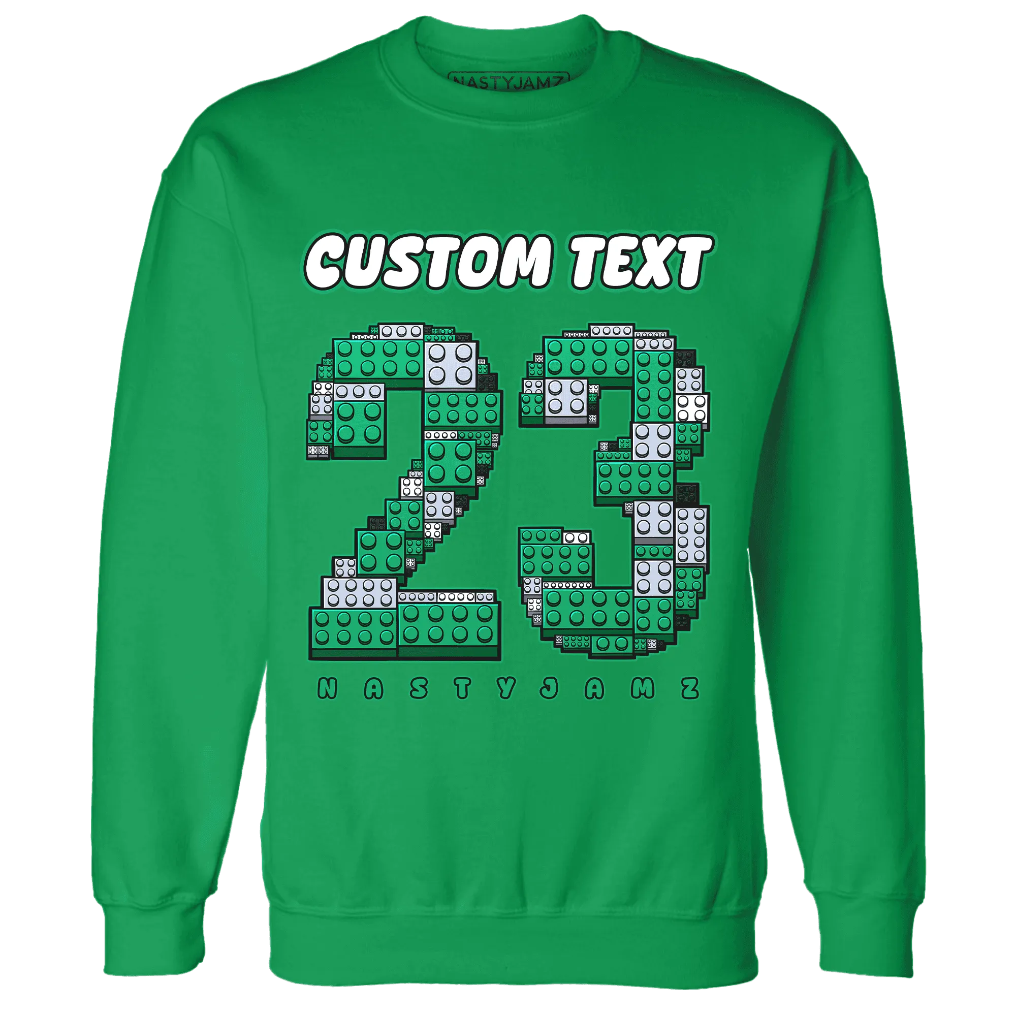 Lucky-Green-5s-Sweatshirt-Match-Number-23-Lego