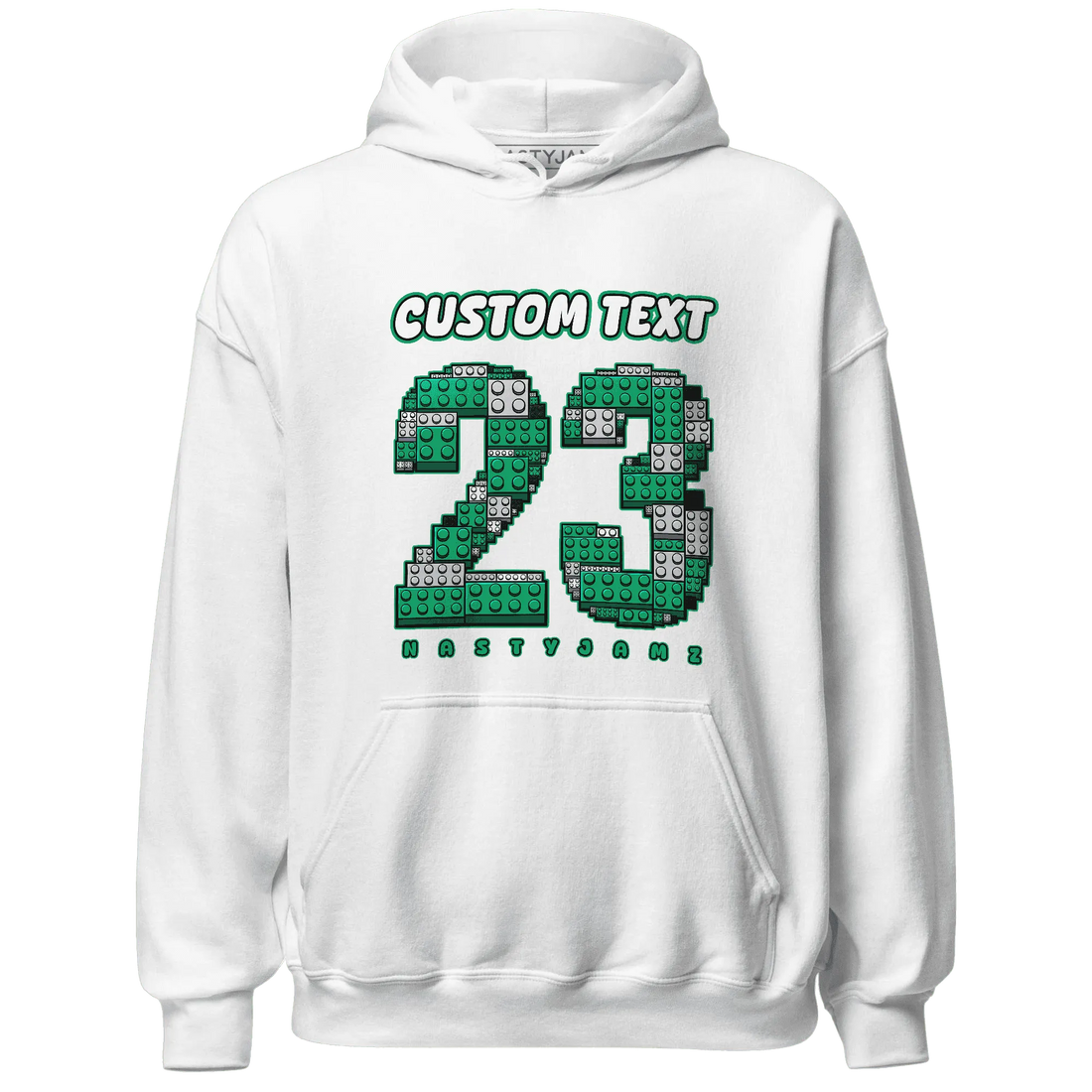 Lucky-Green-5s-Hoodie-Match-Number-23-Lego