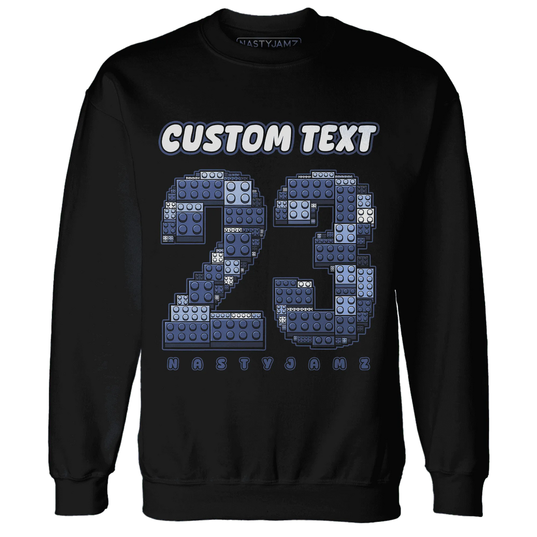 Midnight-Navy-5s-Sweatshirt-Match-Number-23-Lego