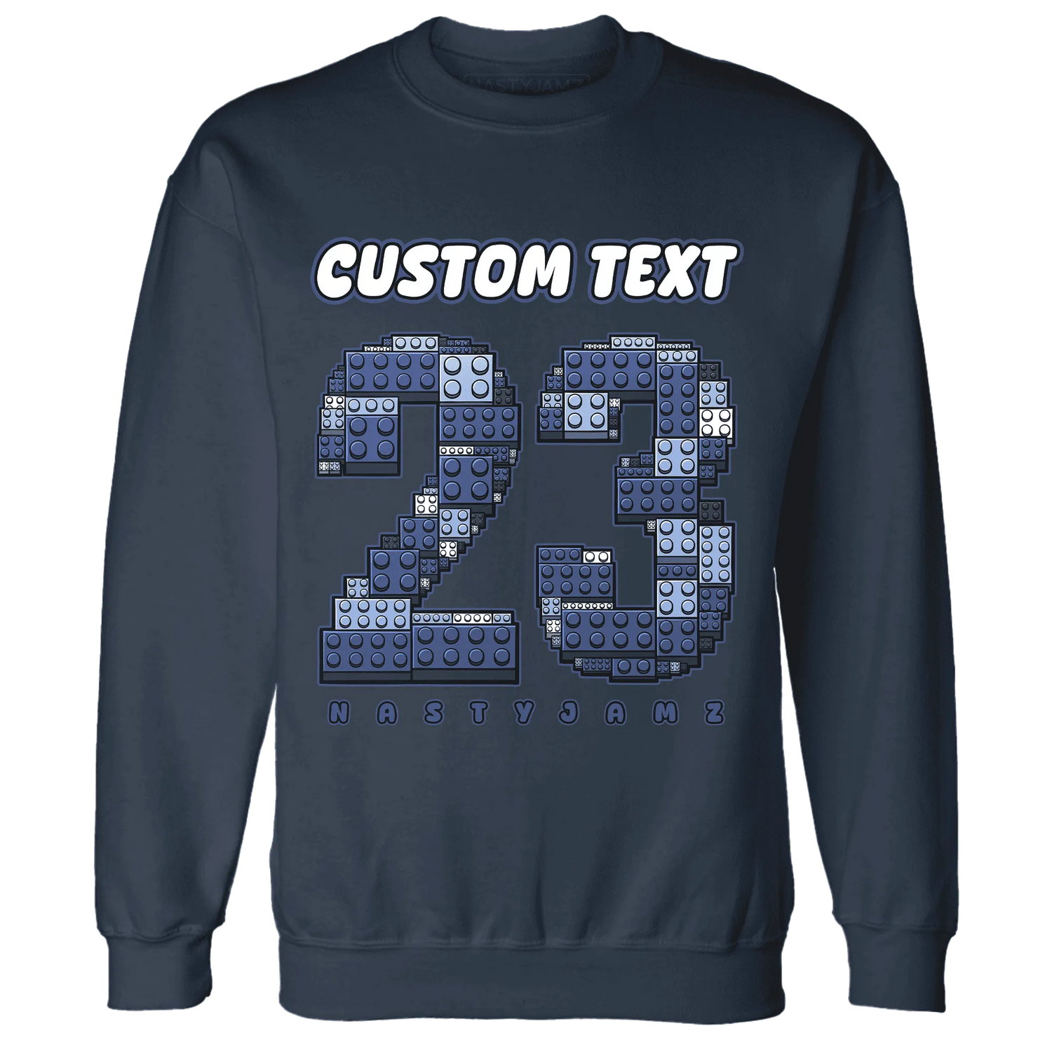Midnight-Navy-5s-Sweatshirt-Match-Number-23-Lego
