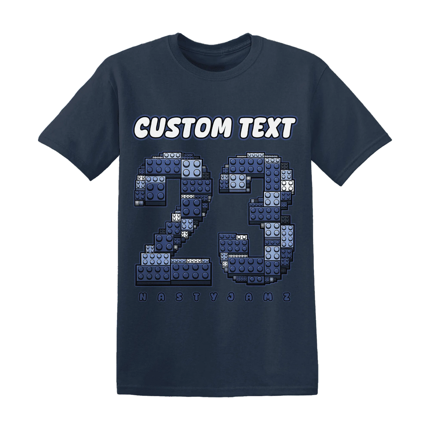 Midnight-Navy-5s-T-Shirt-Match-Number-23-Lego