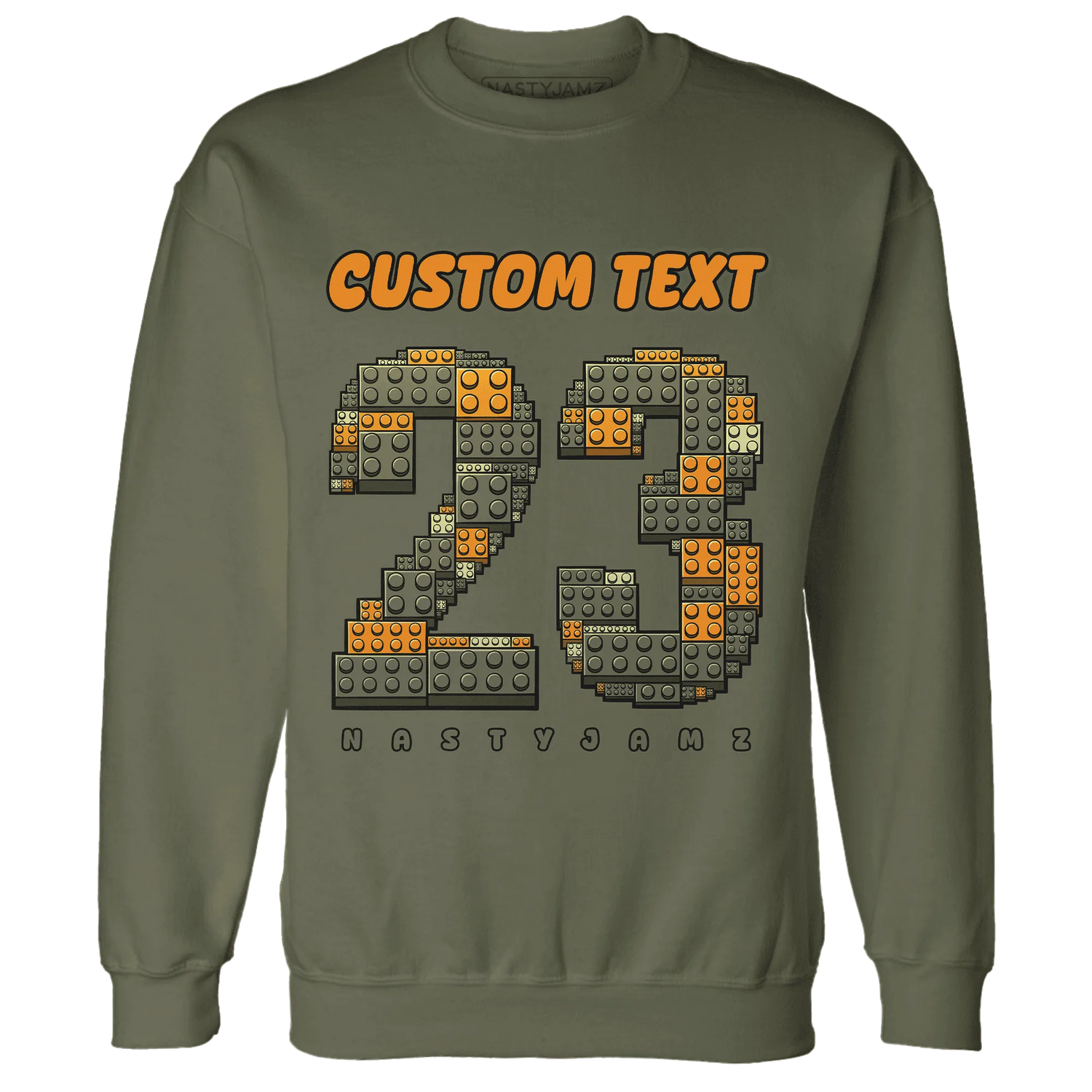 Olive-5s-Sweatshirt-Match-Number-23-Lego