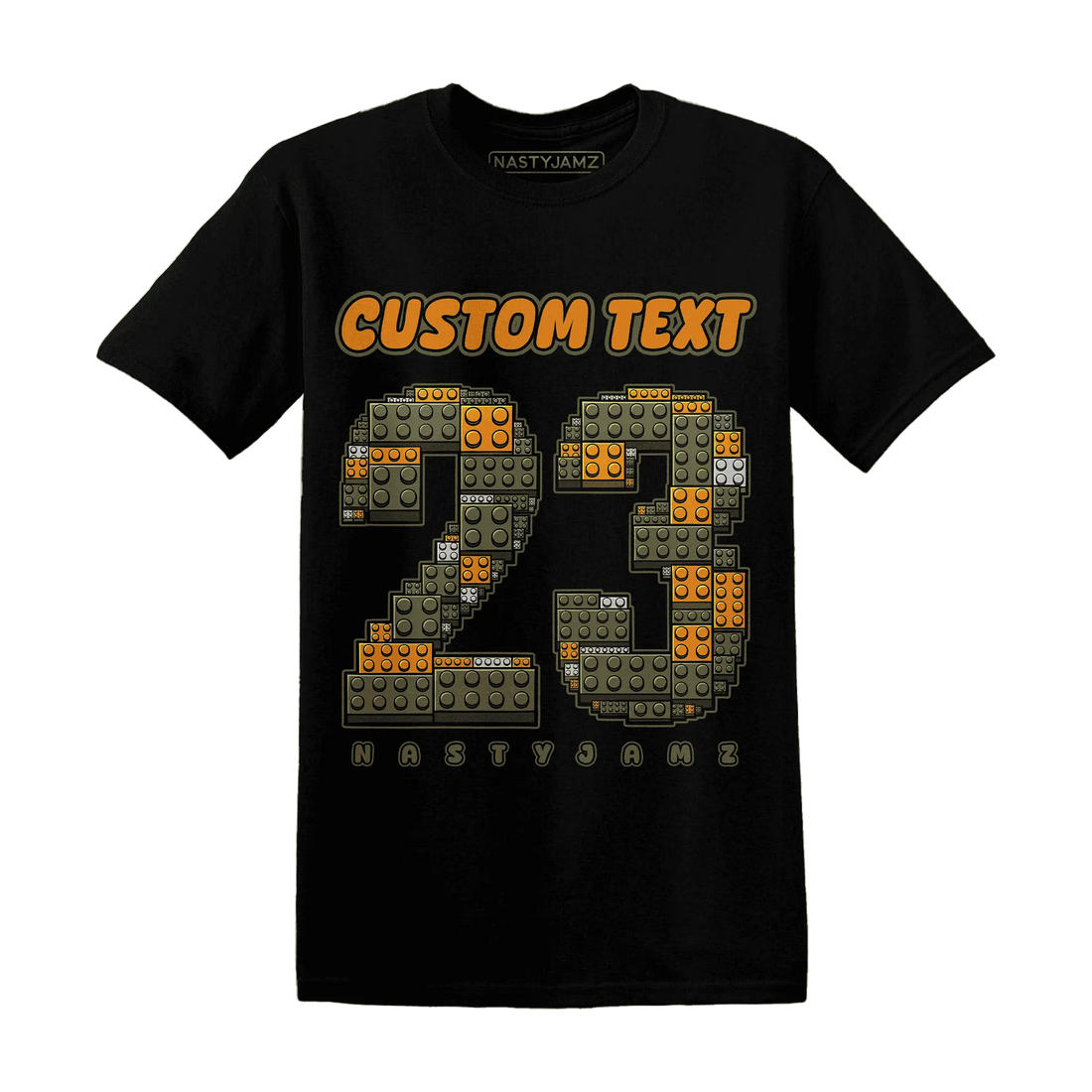 Olive-5s-T-Shirt-Match-Number-23-Lego