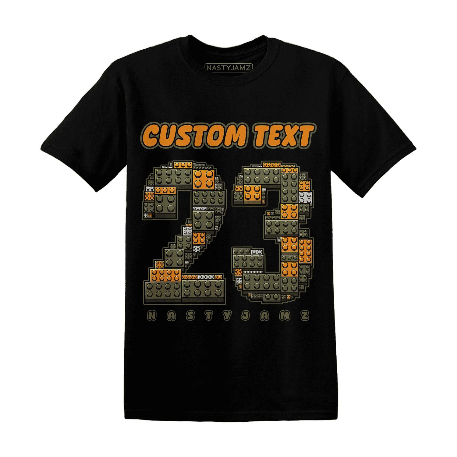 Olive-5s-T-Shirt-Match-Number-23-Lego