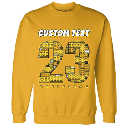 Yellow-Ochre-6s-Sweatshirt-Match-Number-23-Lego