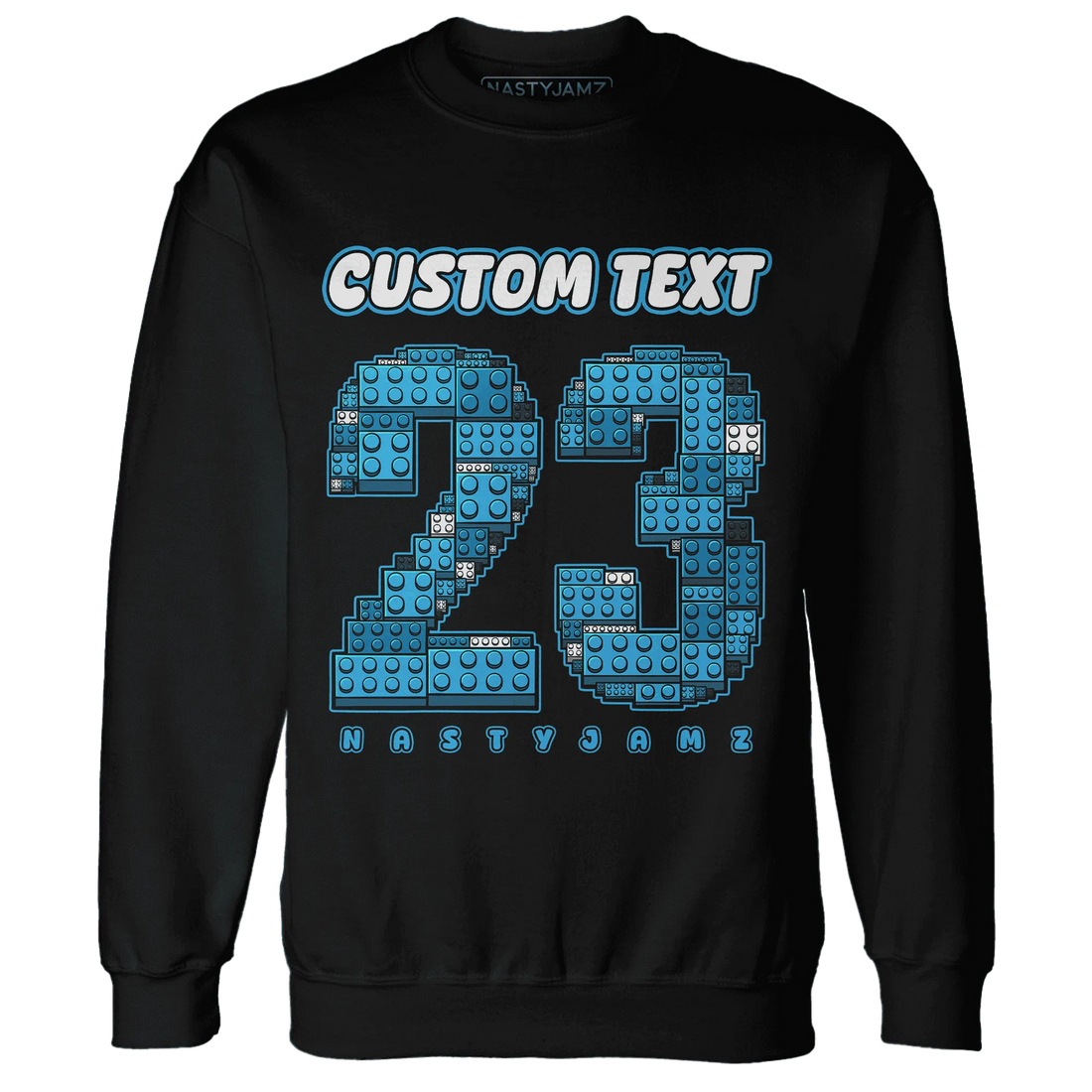 Powder-Blue-9s-Sweatshirt-Match-Number-23-Lego