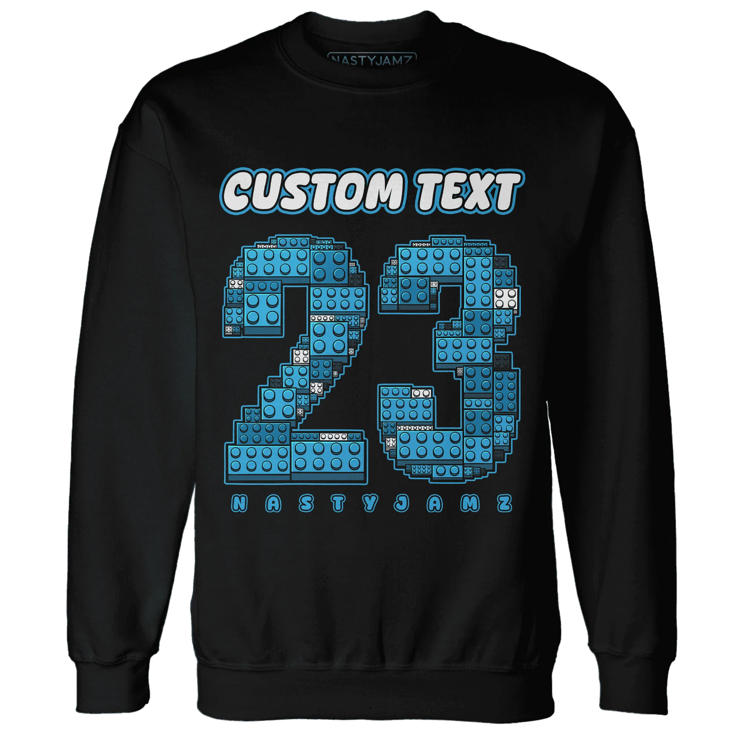 Powder-Blue-9s-Sweatshirt-Match-Number-23-Lego