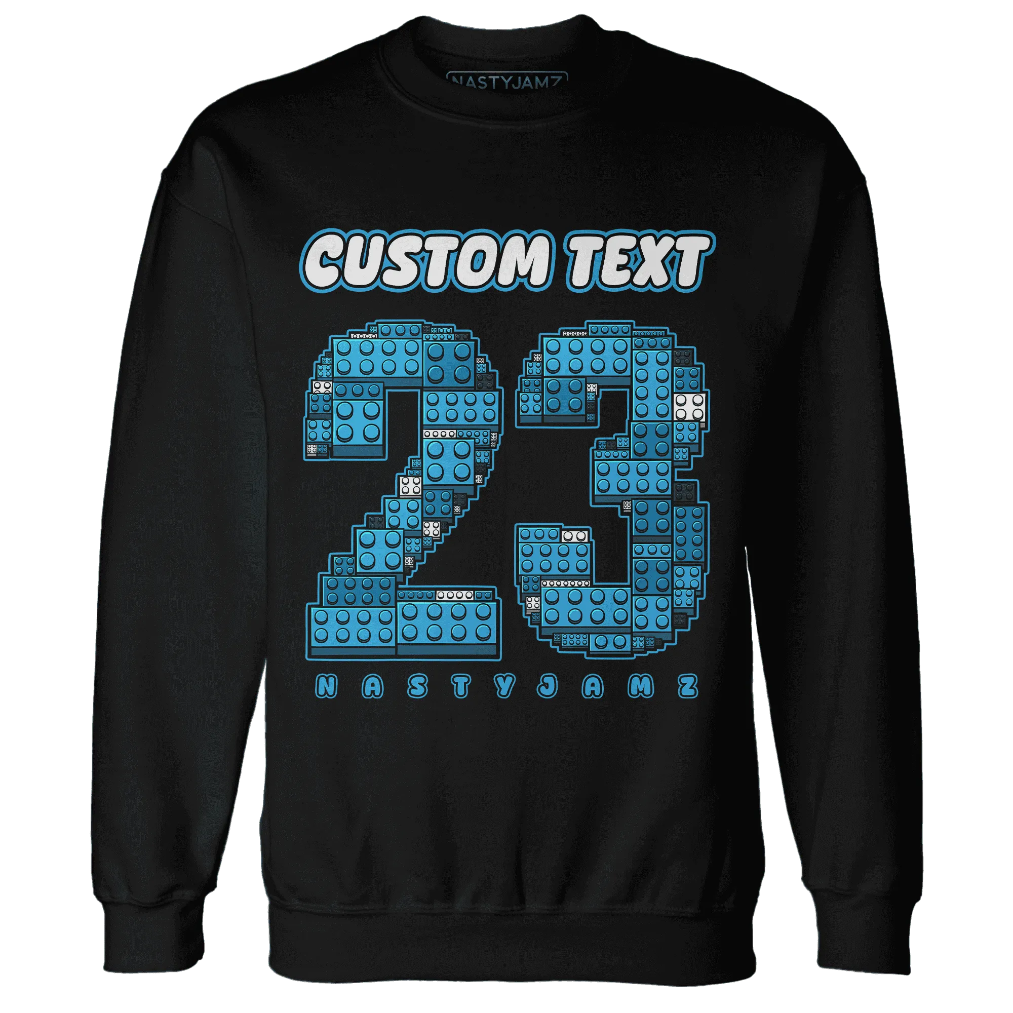 Powder-Blue-9s-Sweatshirt-Match-Number-23-Lego
