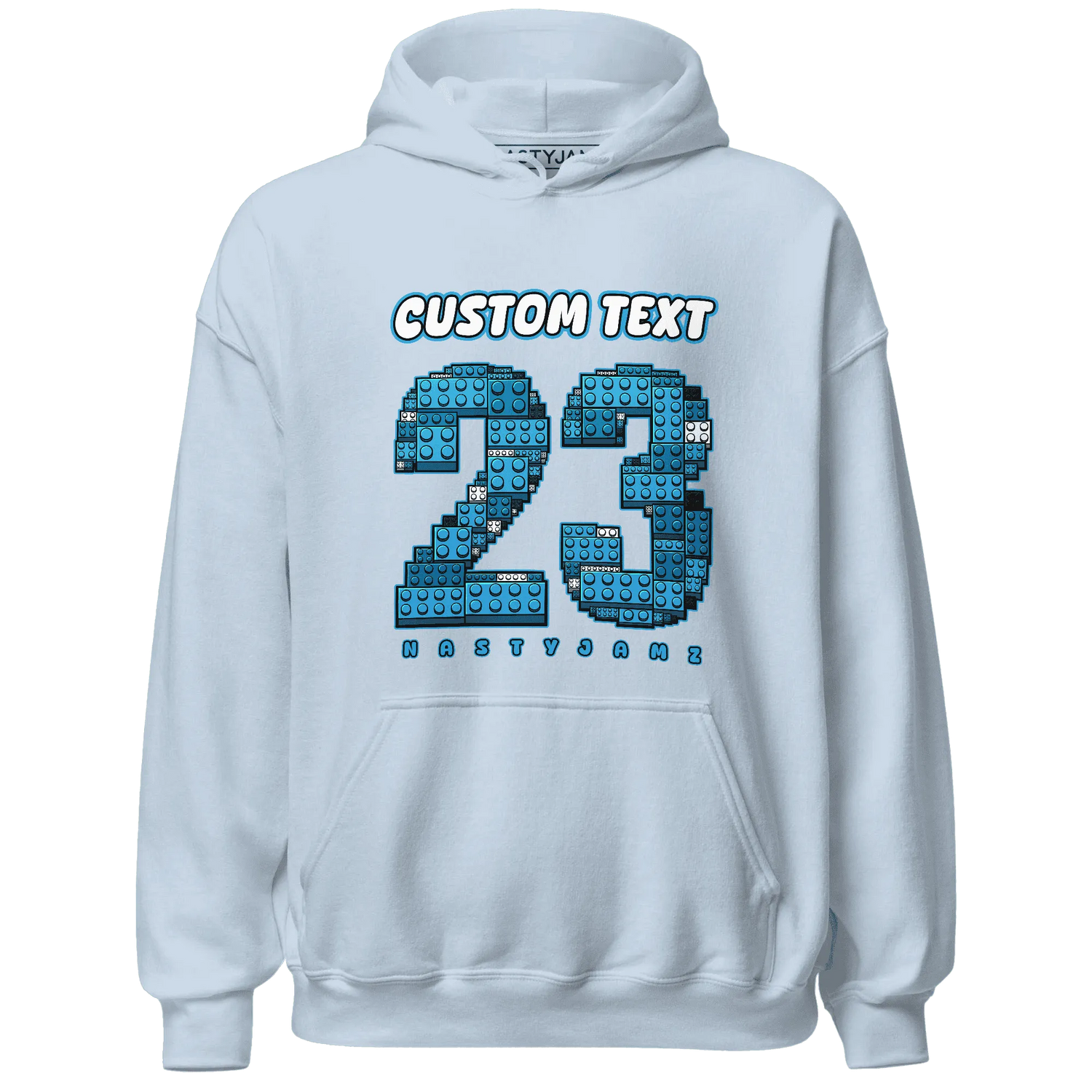 Powder-Blue-9s-Hoodie-Match-Number-23-Lego