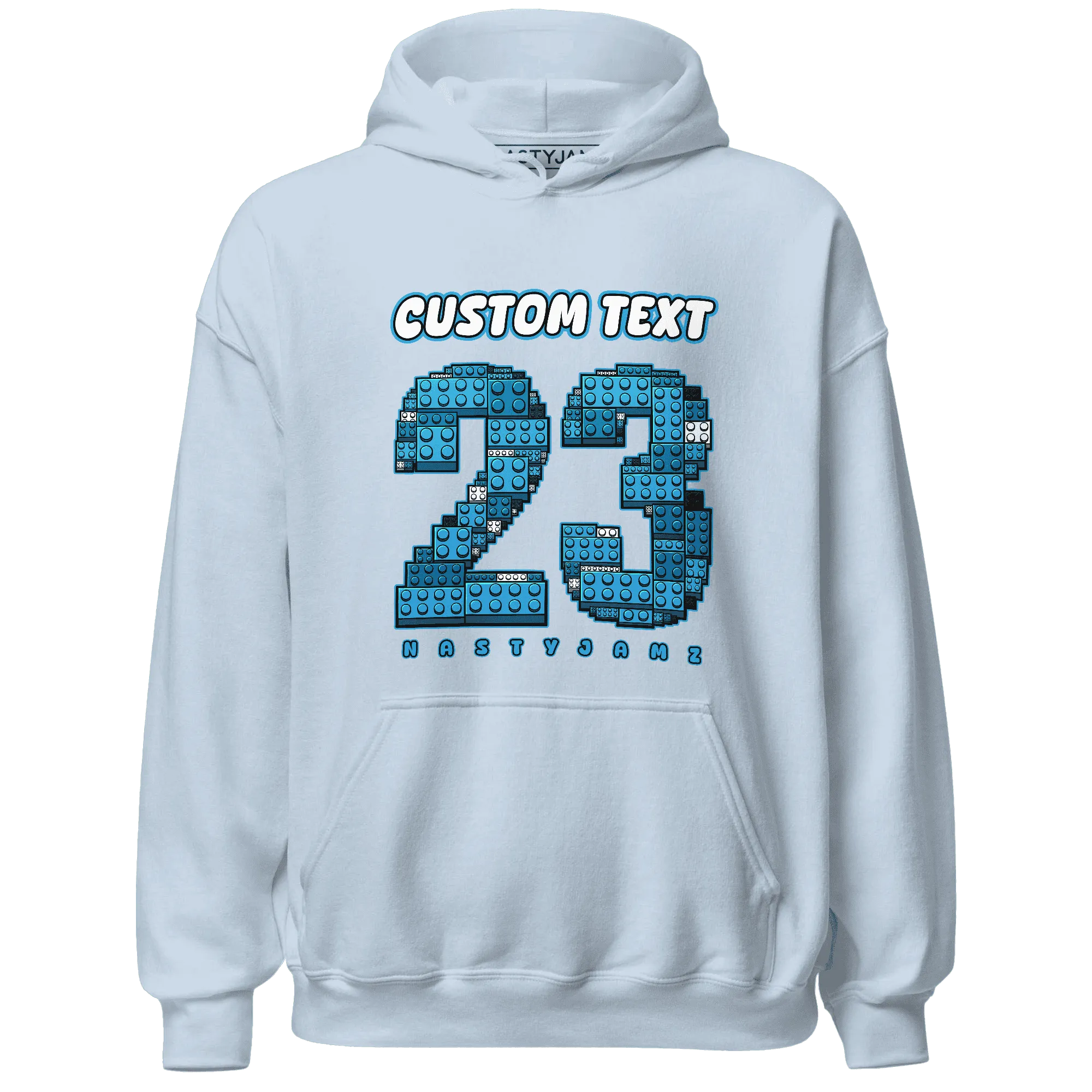 Powder-Blue-9s-Hoodie-Match-Number-23-Lego