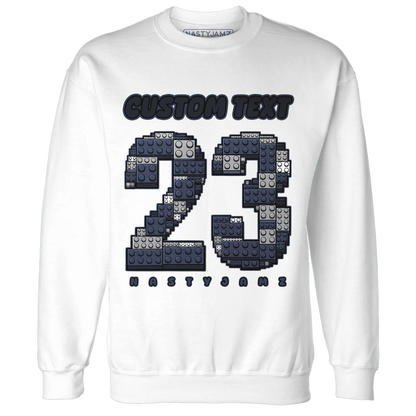 VaporMax-Plus-Midnight-Navy-White-Metallic-Silver-NastyJamz-Sweatshirt-Match-Number-23-Lego