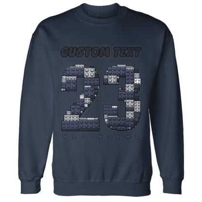 VaporMax-Plus-Midnight-Navy-White-Metallic-Silver-NastyJamz-Sweatshirt-Match-Number-23-Lego