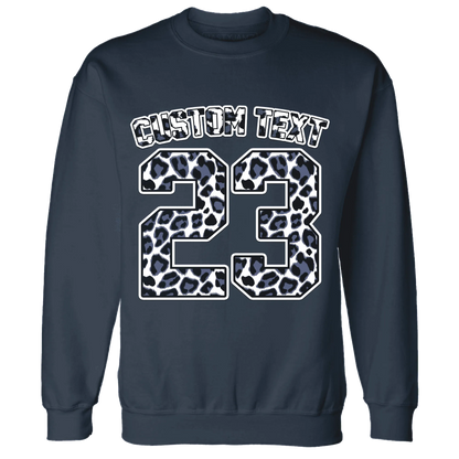 Low-Diffused-Blue-11s-Sweatshirt-Match-Number-23-Leopard-Custom-Text