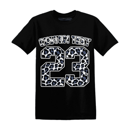 Low-Diffused-Blue-11s-T-Shirt-Match-Number-23-Leopard-Custom-Text
