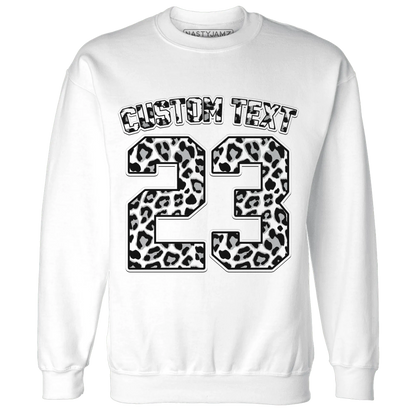 Wolf-Grey-1s-Sweatshirt-Match-Number-23-Leopard-Custom-Text