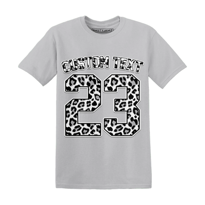 Wolf-Grey-1s-T-Shirt-Match-Number-23-Leopard-Custom-Text
