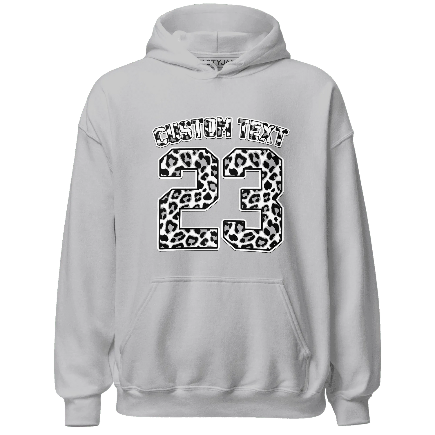 Wolf-Grey-1s-Hoodie-Match-Number-23-Leopard-Custom-Text