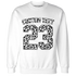 Cement-Grey-3s-Sweatshirt-Match-Number-23-Leopard-Custom-Text