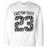 White-Thunder-4s-Sweatshirt-Match-Number-23-Leopard-Custom-Text
