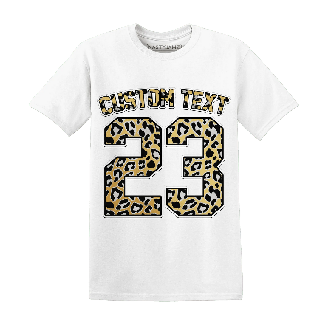 Paris-Olympicsss-6s-T-Shirt-Match-Number-23-Leopard-Custom-Text