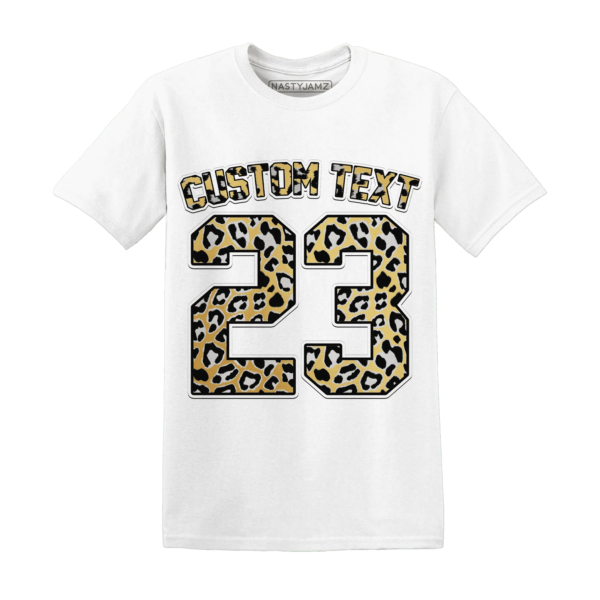 Paris-Olympicsss-6s-T-Shirt-Match-Number-23-Leopard-Custom-Text