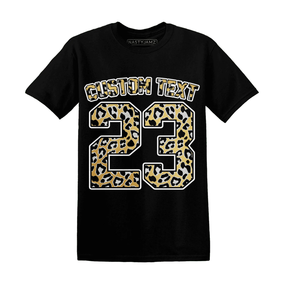 Paris-Olympicsss-6s-T-Shirt-Match-Number-23-Leopard-Custom-Text