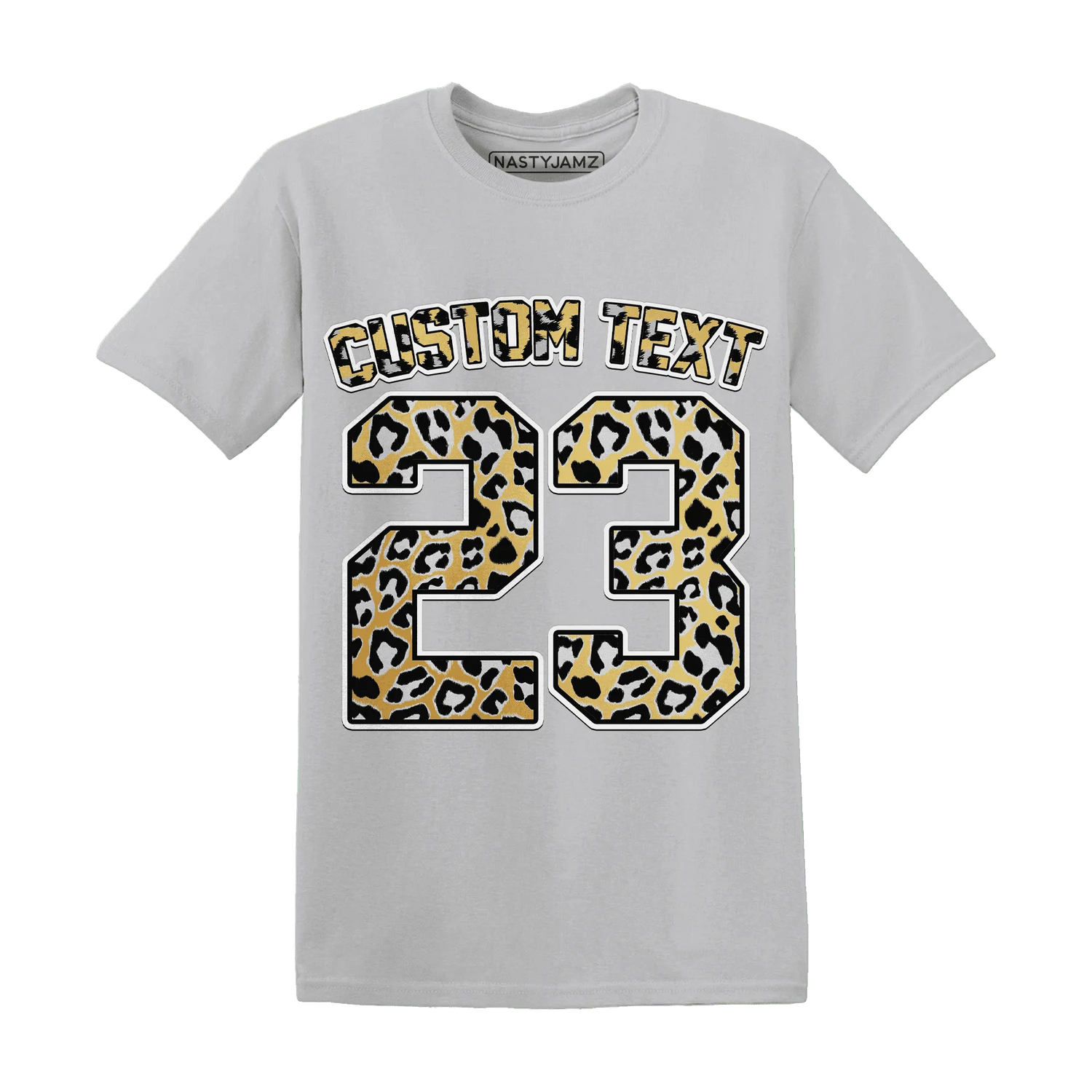Paris-Olympicsss-6s-T-Shirt-Match-Number-23-Leopard-Custom-Text