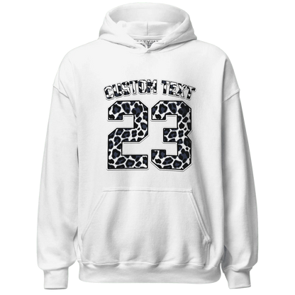 White-Navy-6s-Hoodie-Match-Number-23-Leopard-Custom-Text