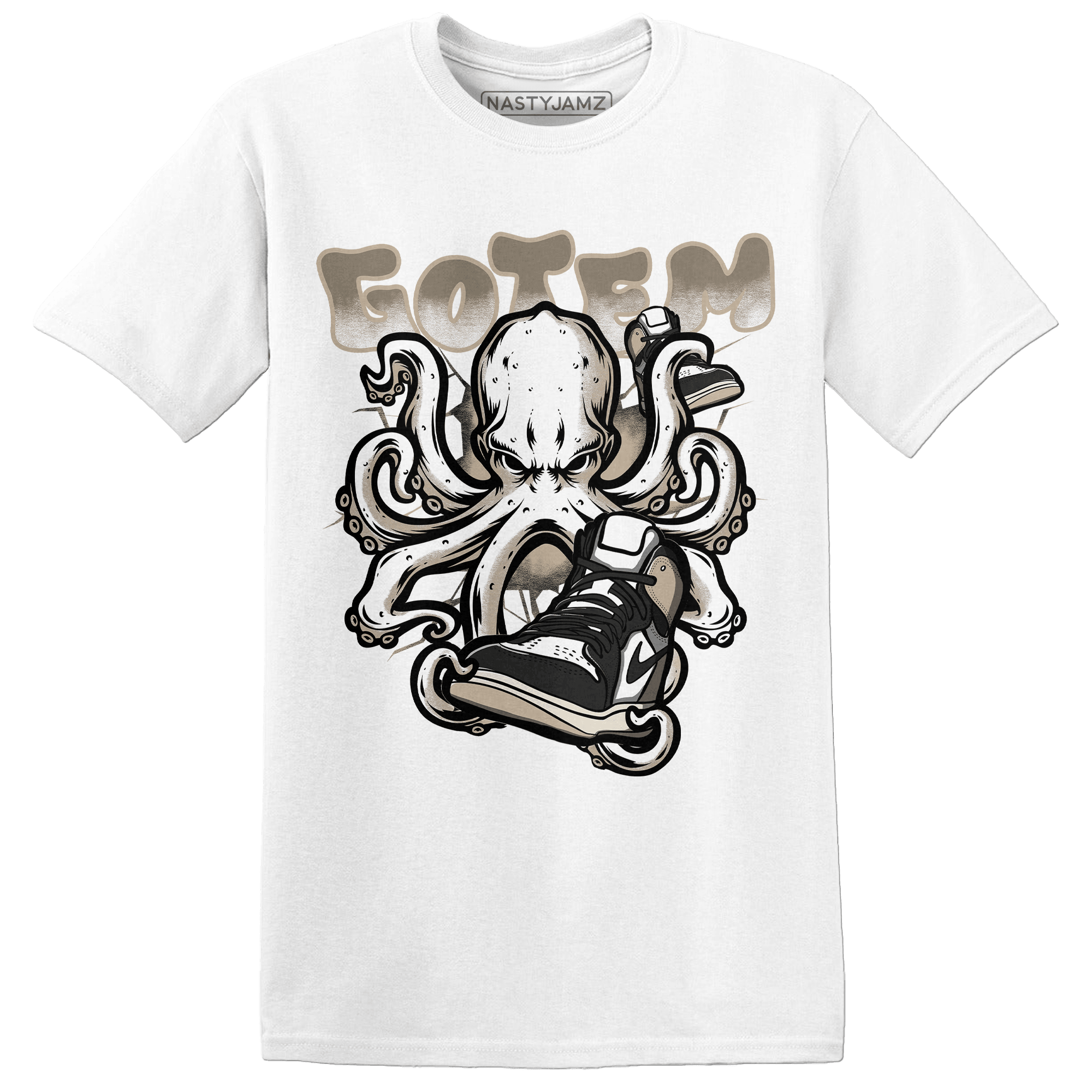 Latte 1s T Shirt Match Octopus Got Em - NastyJamz