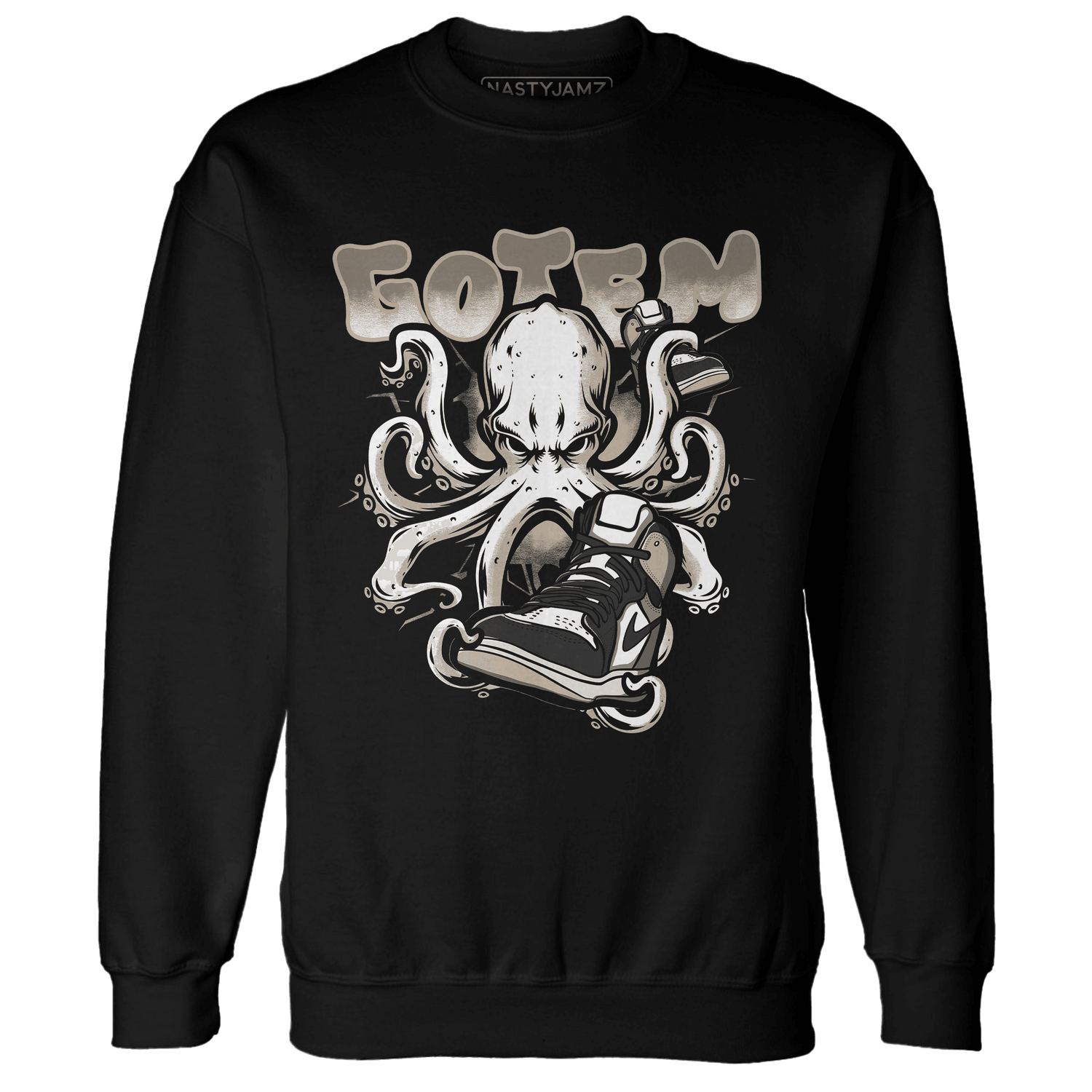 Latte 1s Sweatshirt Match Octopus Got Em - NastyJamz