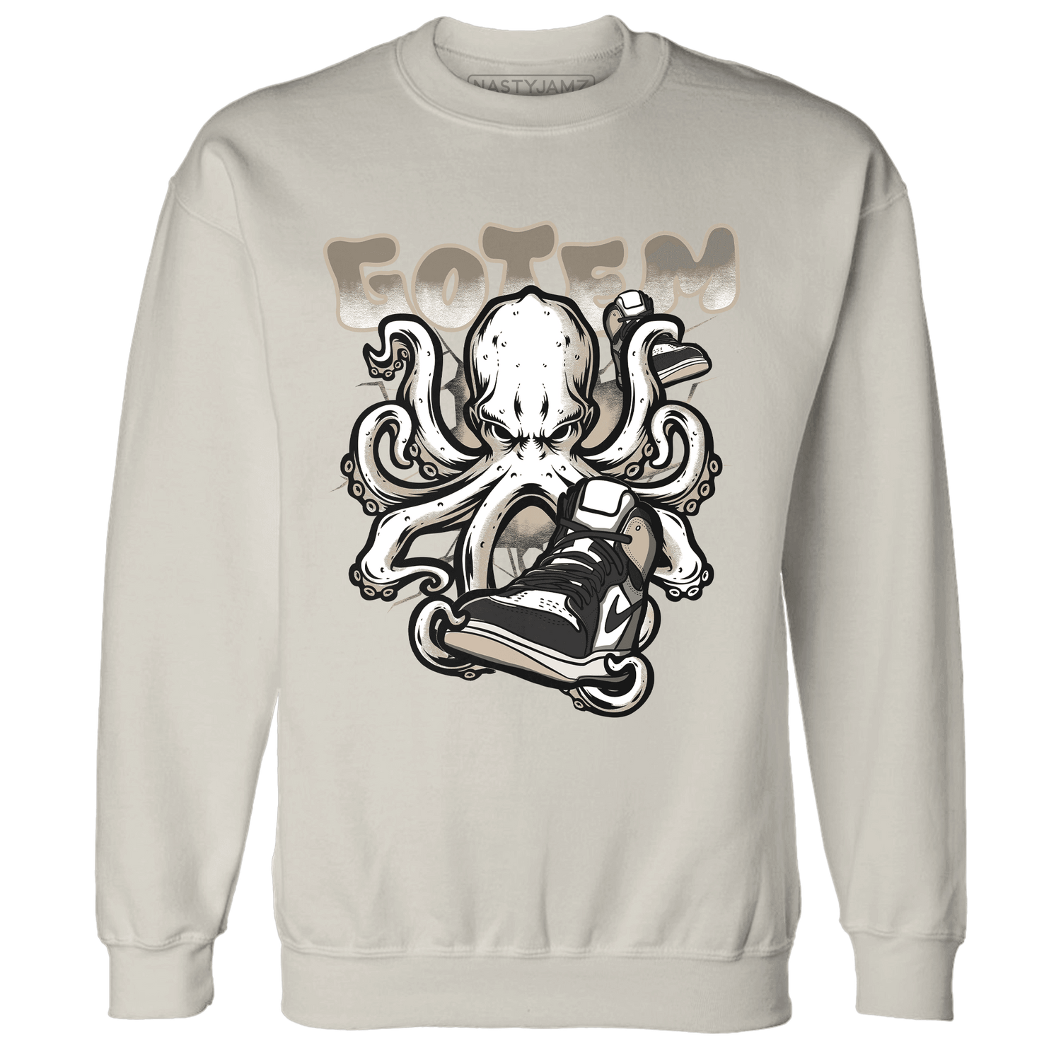 Latte 1s Sweatshirt Match Octopus Got Em - NastyJamz