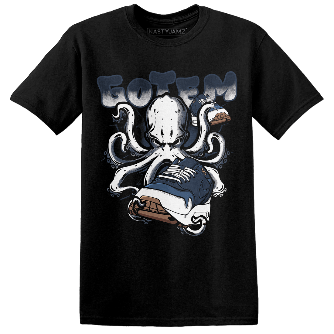 AM 1 86 Jackie Robinson T Shirt Match Octopus Got Em - NastyJamz