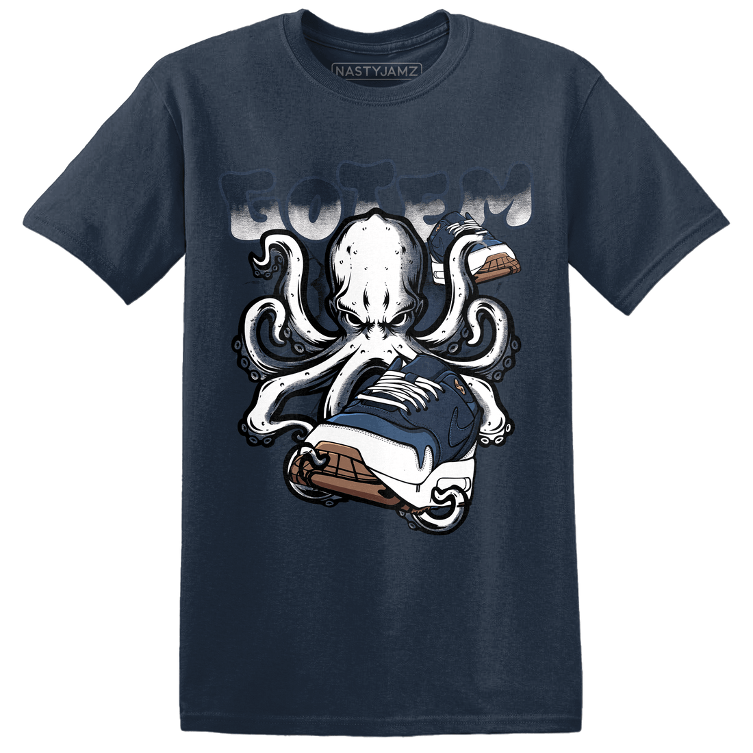 AM 1 86 Jackie Robinson T Shirt Match Octopus Got Em - NastyJamz