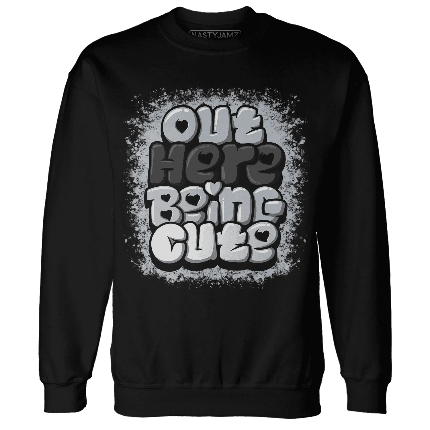 Wolf-Grey-12s-NastyJamz-Sweatshirt-Match-Out-Here-Being-Cute