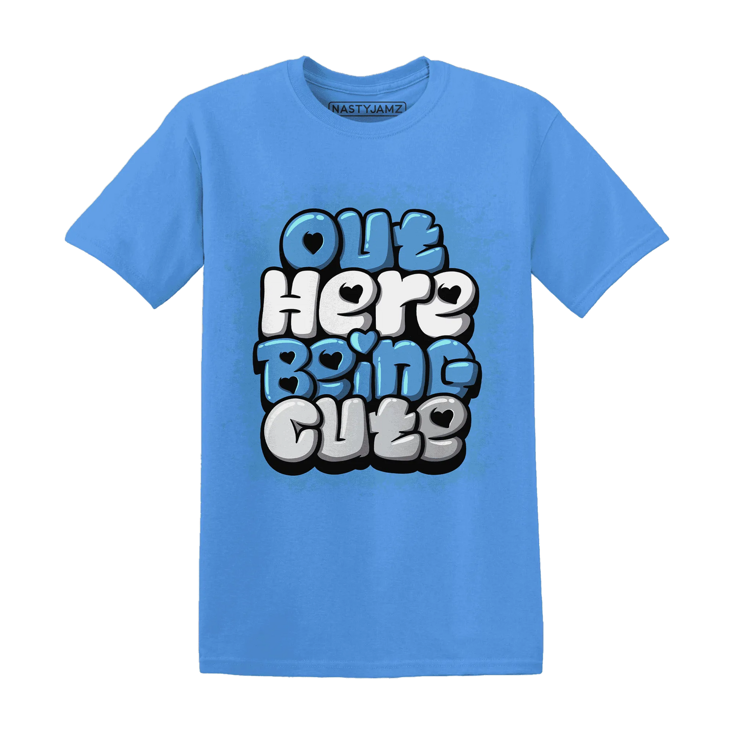 Carolina-Blue-Univercitii-17s-NastyJamz-T-Shirt-Match-Out-Here-Being-Cute