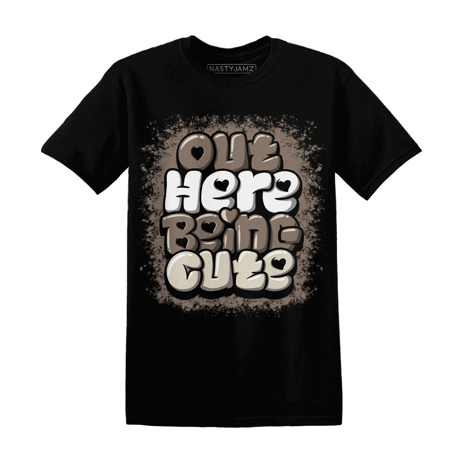 Low-Mocha-1s-NastyJamz-T-Shirt-Match-Out-Here-Being-Cute