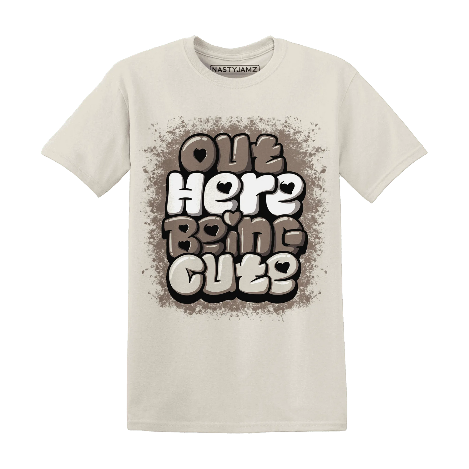 Low-Mocha-1s-NastyJamz-T-Shirt-Match-Out-Here-Being-Cute