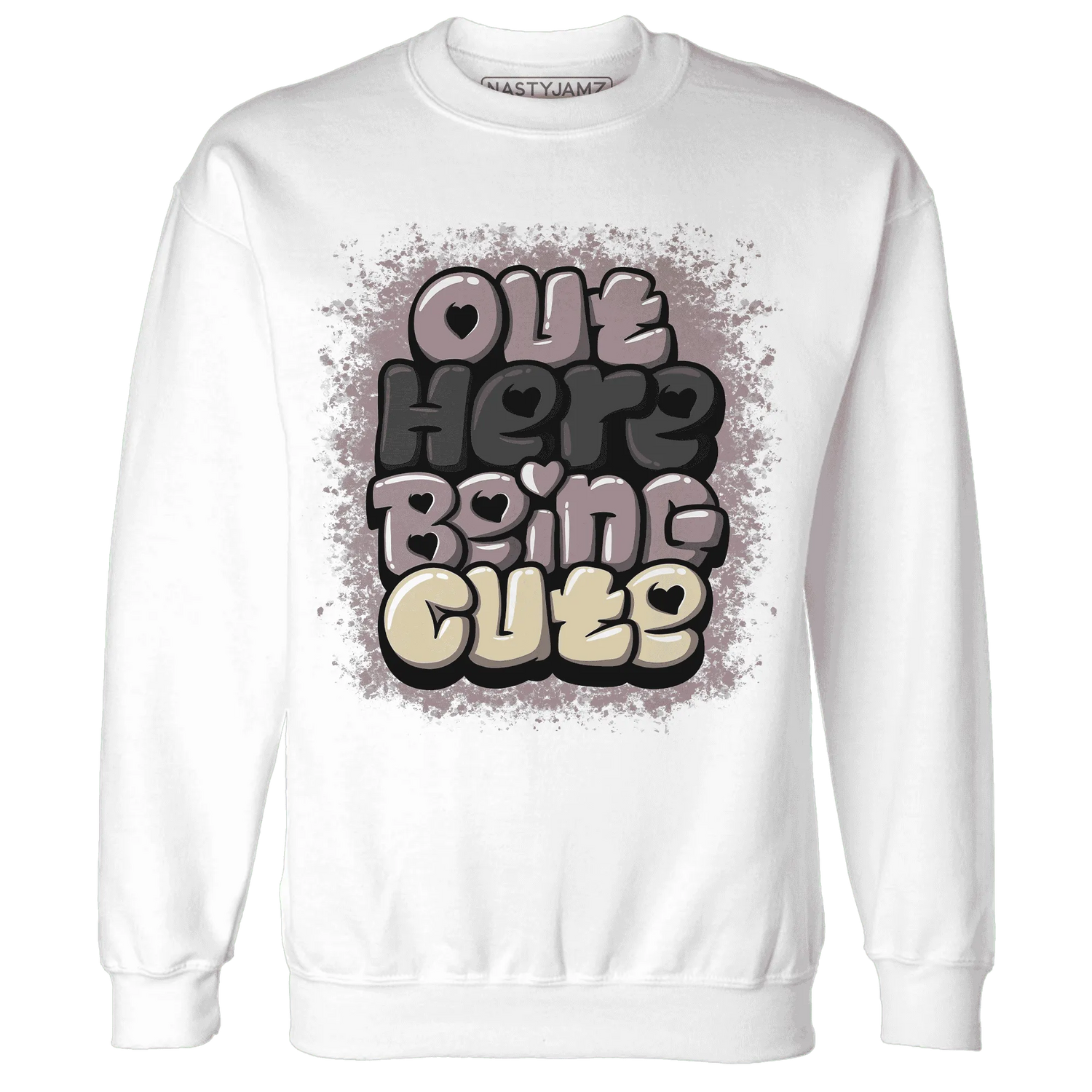 Black-Violet-Ore-3s-NastyJamz-Sweatshirt-Match-Out-Here-Being-Cute