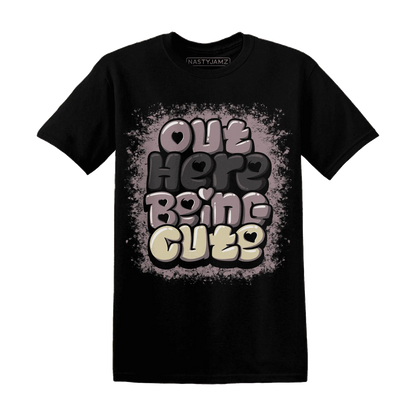 Black-Violet-Ore-3s-NastyJamz-T-Shirt-Match-Out-Here-Being-Cute