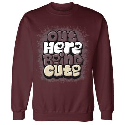 Burgundy-Crush-3s-NastyJamz-Sweatshirt-Match-Out-Here-Being-Cute