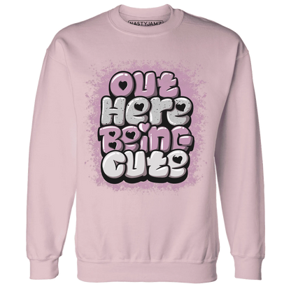 Orchid-Neutral-Grey-Black-White-4s-NastyJamz-Sweatshirt-Match-Out-Here-Being-Cute